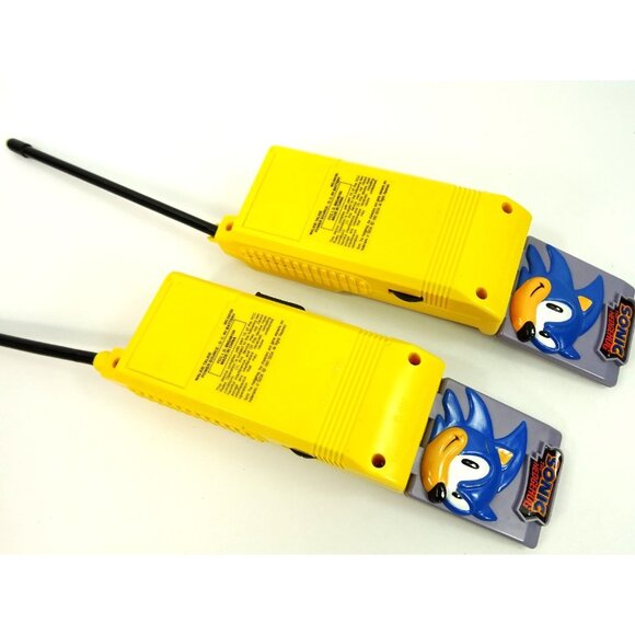Rare Sonic the Hedgehog Flip Phone Walkie Talkies 1993 Sega Vintage Toy WORKS - Picture 6 of 15